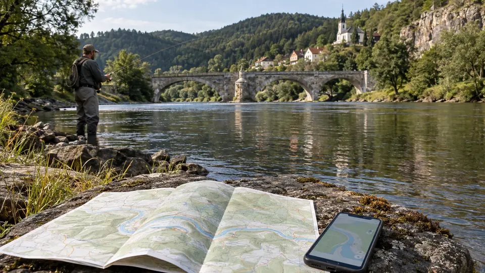Ilustrační fotografie k článku: České rybářské revíry a mapa: jak najít vodu a ověřit její pravidla