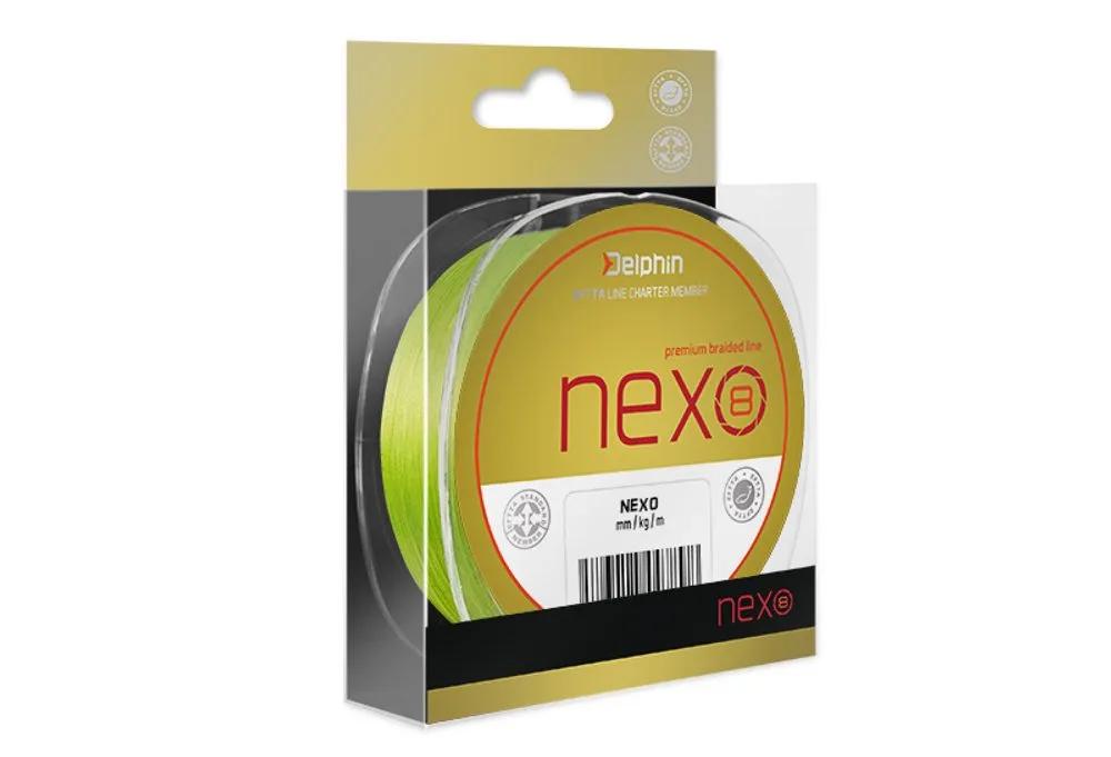 Delphin Šňůra Nexo 8 fluo - 0,10mm 13,6lbs 300m