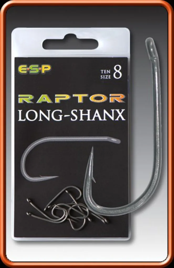 ESP háčky Raptor Long-Shanx vel. 4 10ks