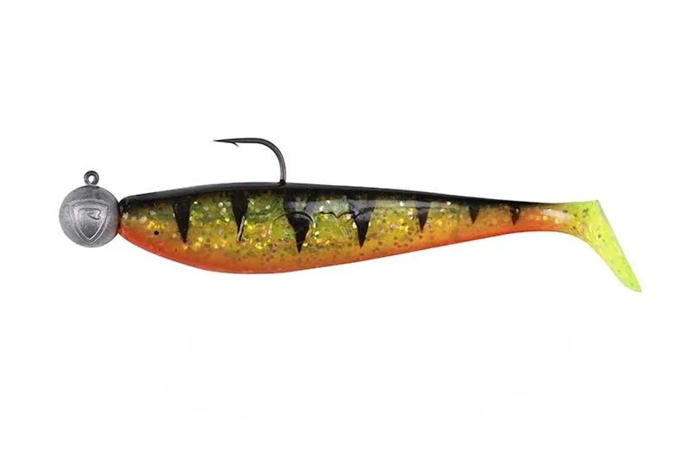 Fox Rage Gumová nástraha Bulk Loaded Zander Pro Shad UV Perch - 12cm 4/0 12g