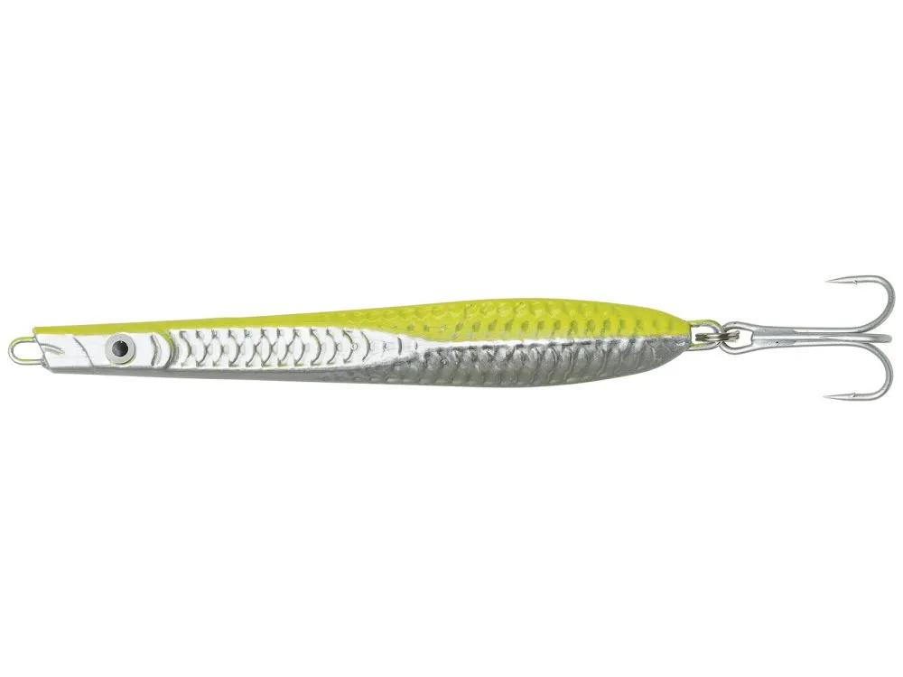 Kinetic pilker twister sister chartreuse/silver - 200 g 17,5 cm #6/0