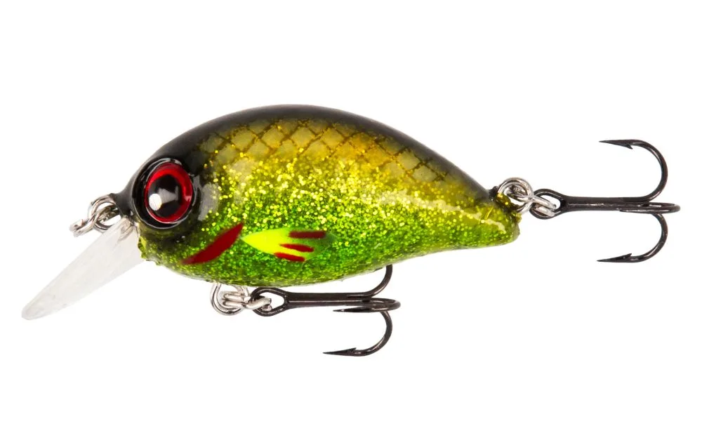 Mikado wobler shimmy plovoucí green olive flash 3,4 cm 3 g