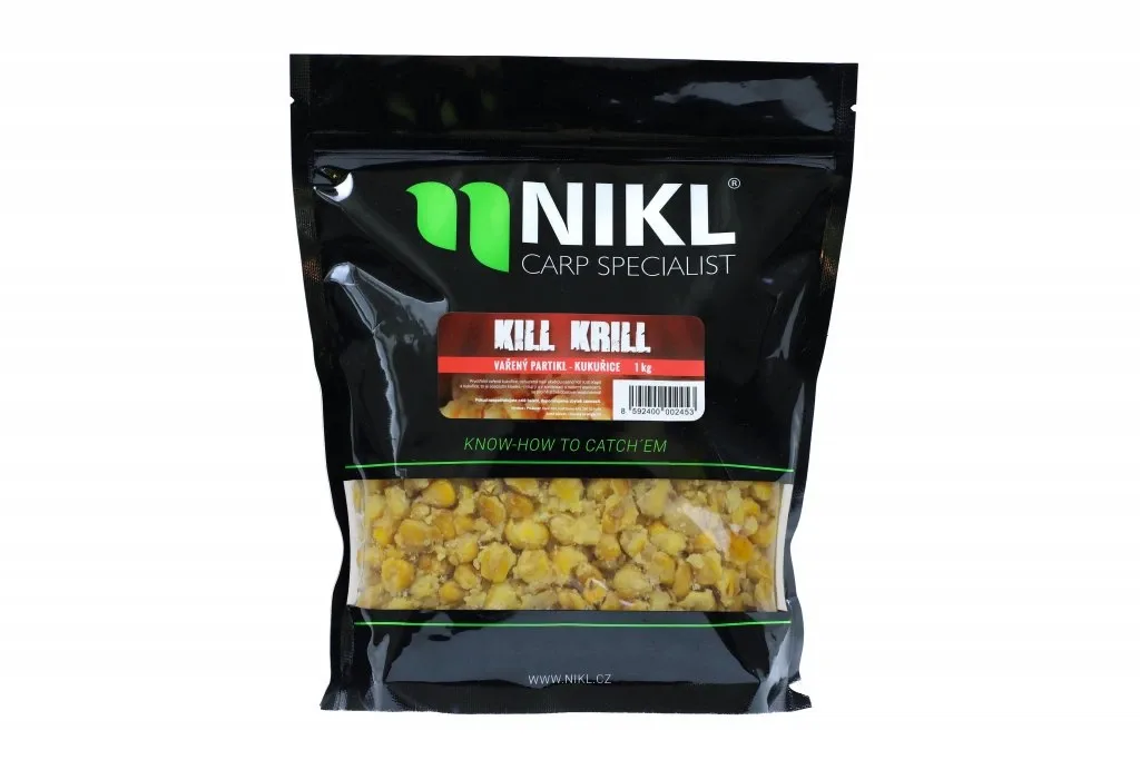 Nikl Vařený Partikl Kukuřice 1kg Hmotnost: 1kg, Příchuť: Kill Krill