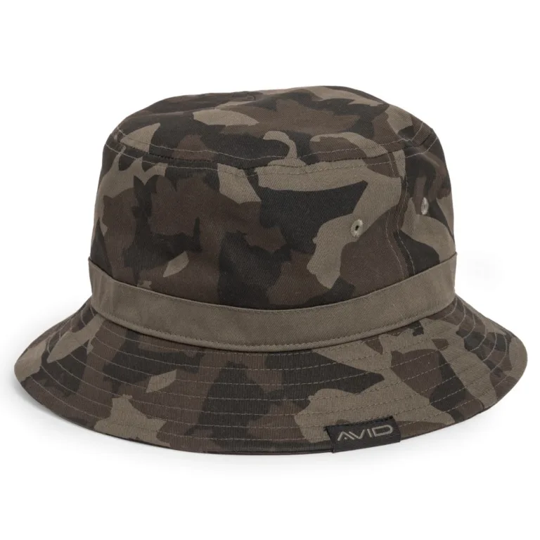 Avid carp klobouk distortion dark-camo bucket hat