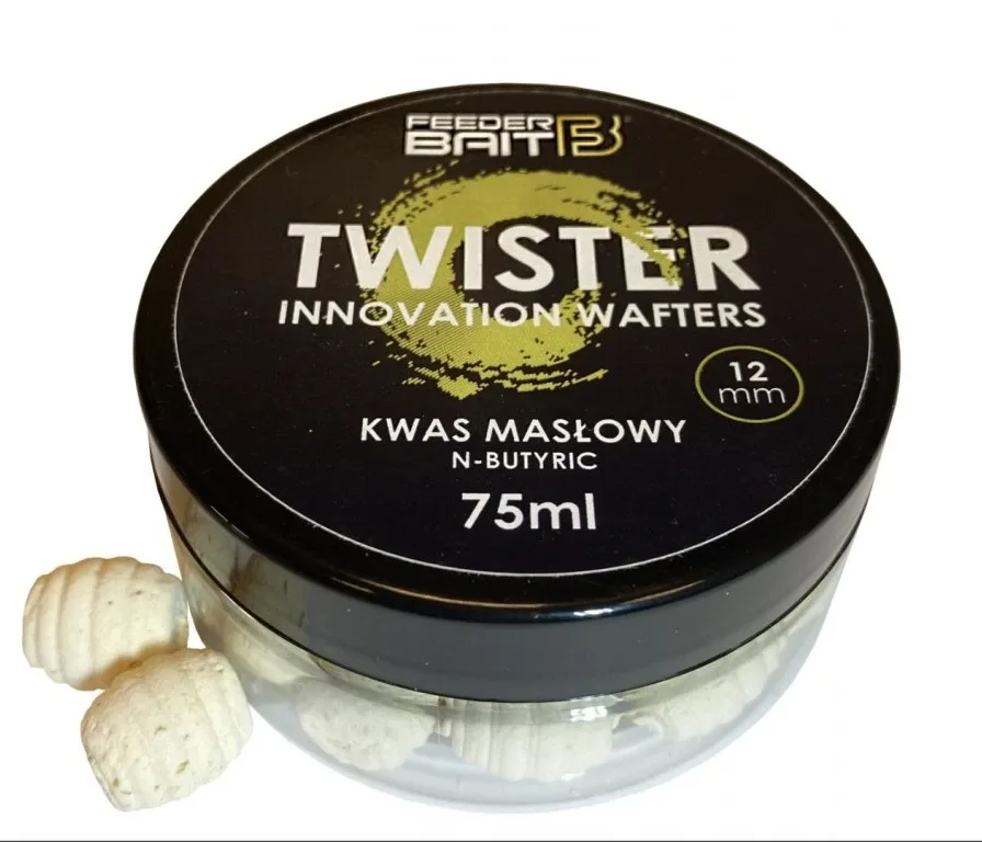 FeederBait Neutrálně Vyvážená Nástraha Twister Wafters 12x15mm Hmotnost: 75ml, Průměr: 12x15mm, Příchuť: N-Butyric Acid