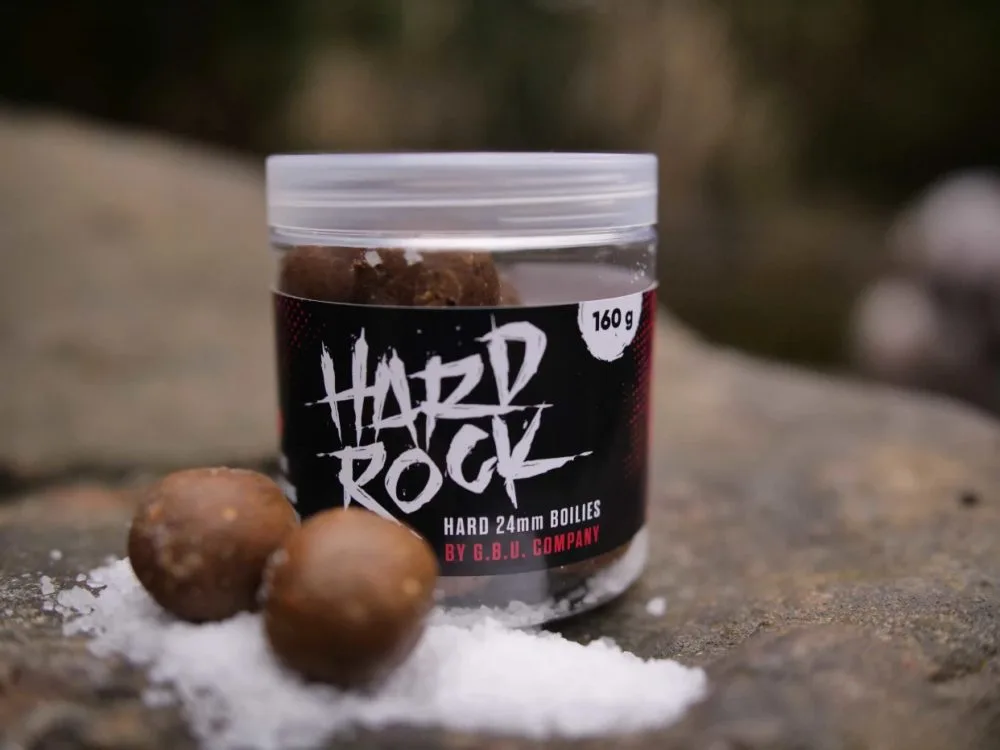 G.B.U. Tvrzené boilies v mořské soli Hard Rock 24mm 160g - LIVERO