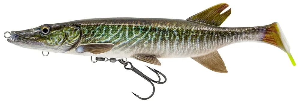 Savage gear gumová nástraha 3d pike shad slow sinking jack pike 20 cm 65 g