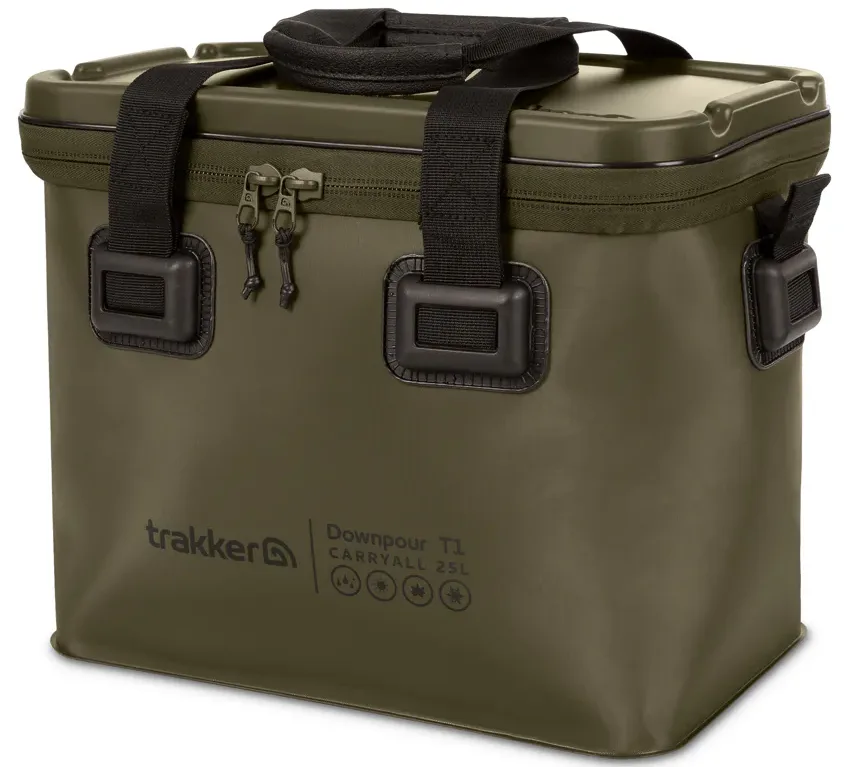 Trakker voděodolná taška downpour t1 carryall s 25l - green