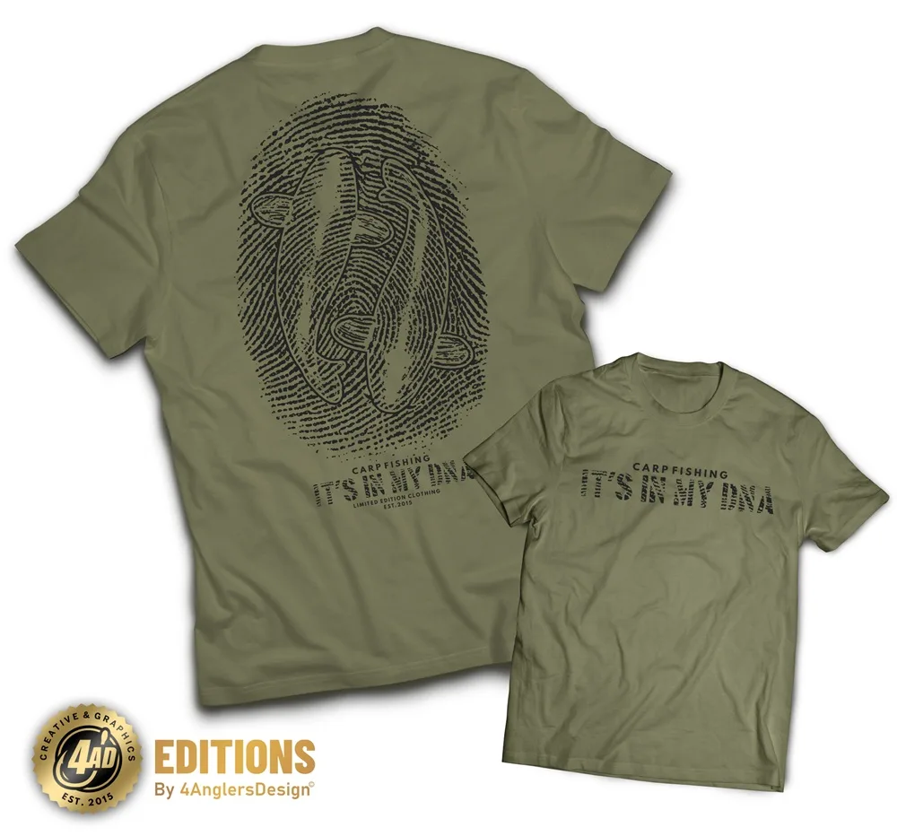 4anglersdesign tričko carp fishing ... it´s in my dna - s