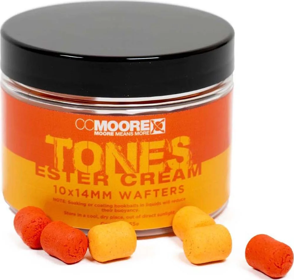CC Moore Boilies Ester Cream Tones Dumbell Wafters - 10x14mm 65ks