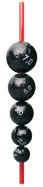 Cralusso zátěž globular wieght with silicone - 30 g 2 ks