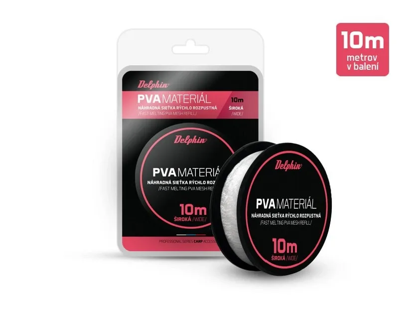 Delphin PVA síťka náhradní 10m Průměr: 37mm