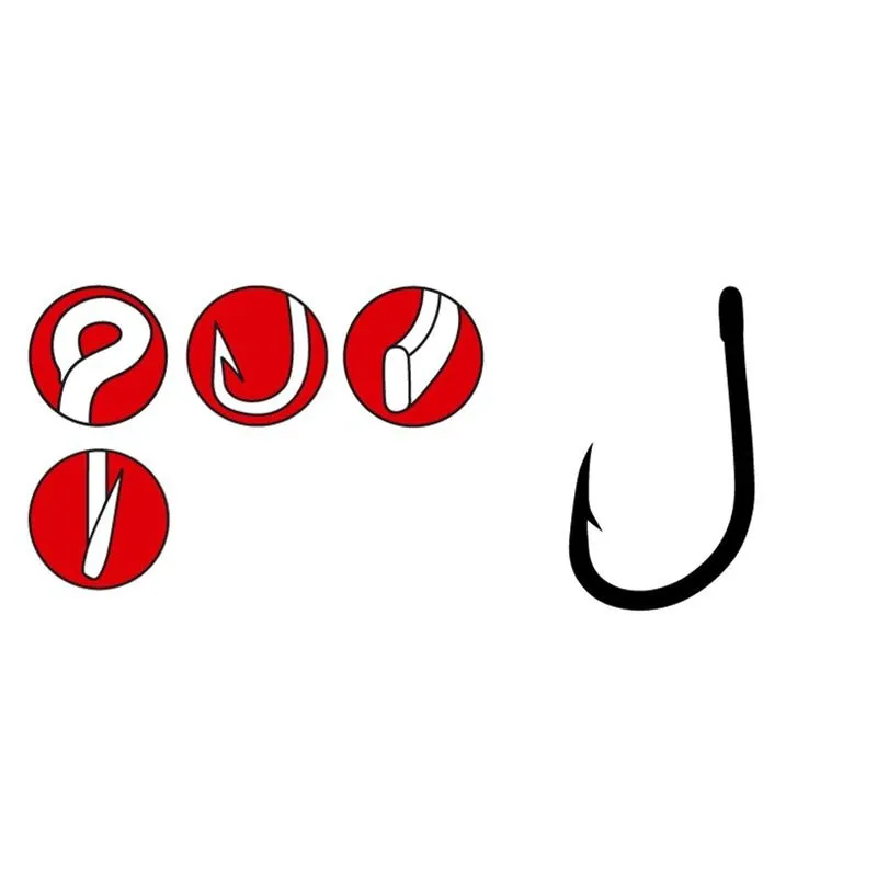 GAMAKATSU Háček HOOK LS-5373F - 6ks Velikost háčku: #5/0