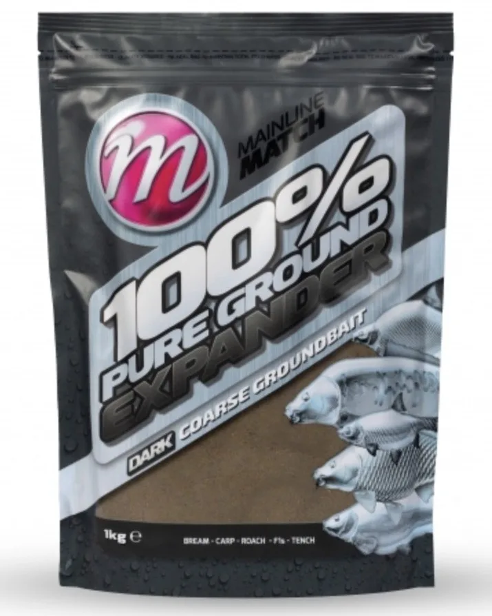 Mainline krmítková směs expander mix dark 100% pure ground expander pellet 1 kg