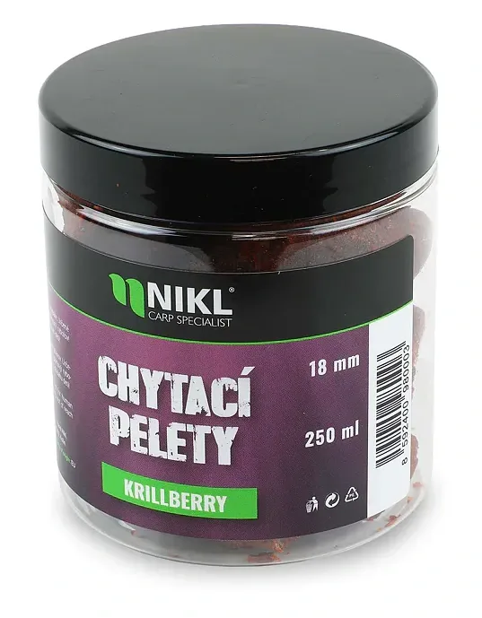 Nikl Chytací Pelety Krill Berry 250g Hmotnost: 250g, Průměr: 18mm