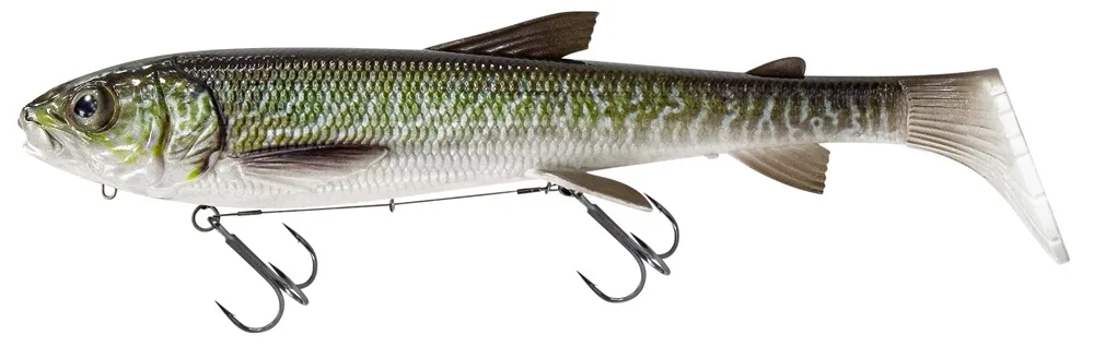 Savage gear gumová nástraha 3d whitefish shad xl moderate sinking jack pike - 38 cm 450 g