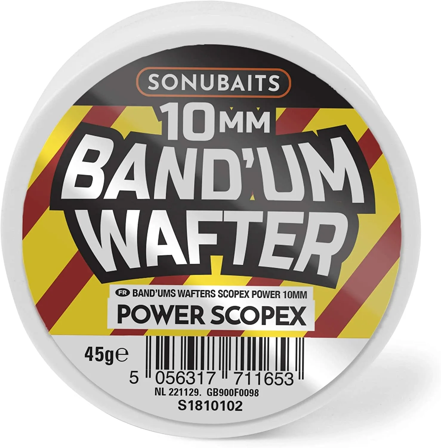 Sonubaits Dumbells Band'um Wafters Power Scopex Hmotnost: 45g, Průměr: 10mm, Příchuť: Power Scopex
