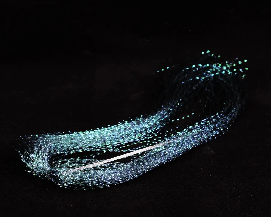Sybai Streamerové Vlasy Magnum Crystal Flash Hair Peacock 27cm