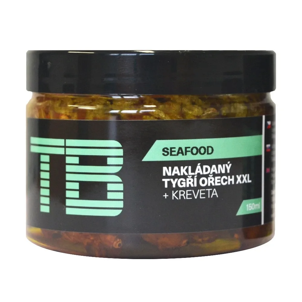 TB Baits Nakládaný Tygří Ořech XXL + Kreveta 150 ml Příchuť: Seafood