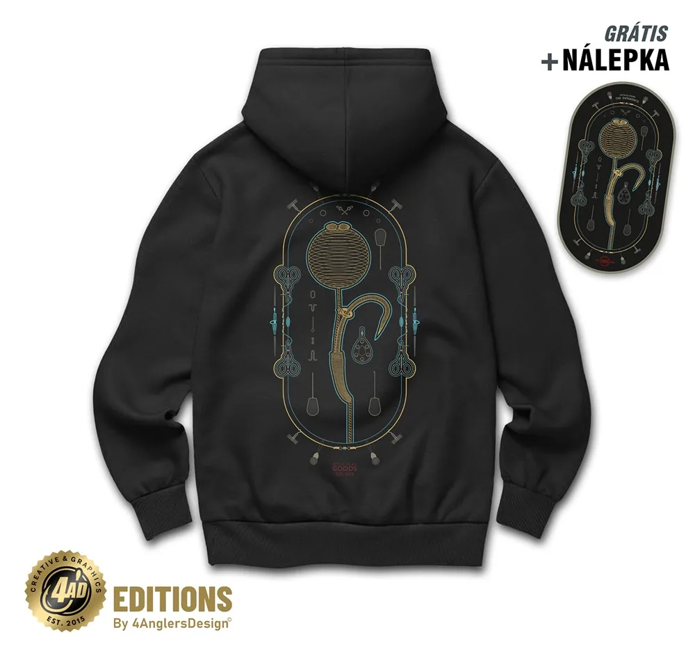 4anglersdesign mikina details make the difference - s