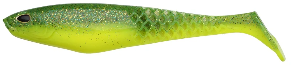 Berkley gumová nástraha powerbait cullshad lime chartreuse - 12,5 cm 16,8 g 4 ks