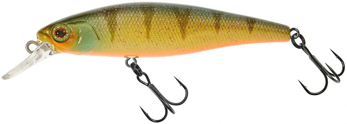 Illex Wobler Squad Minnow SP Agressive Perch Délka: 6,5cm, Hmotnost: 5,8g, Maximální ponor: 1m