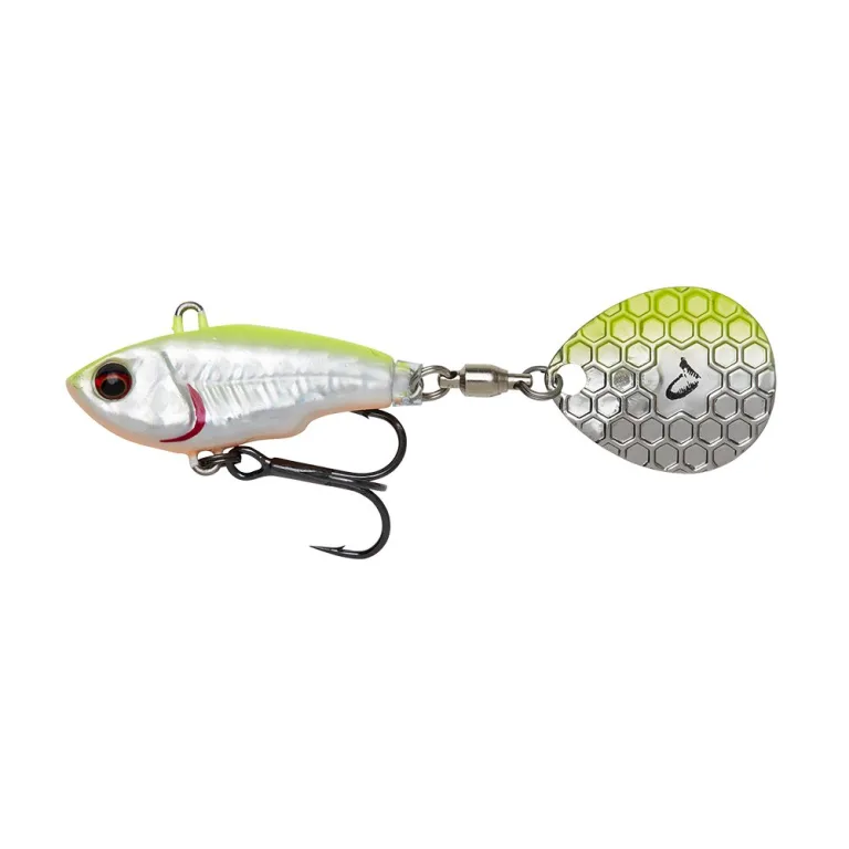Savage Gear Tail Spinner Fat Tail Spin Sinking Lemon Back Flash - 5,5cm 9g