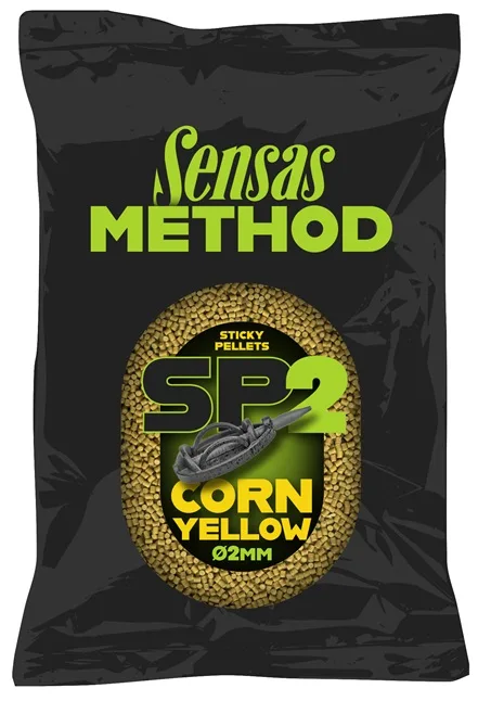 Sensas pelety sticky 650 g 2 mm - corn