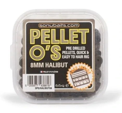 Sonubaits Pelety Pellet O's Halibut Hmotnost: 65g, Průměr: 8mm
