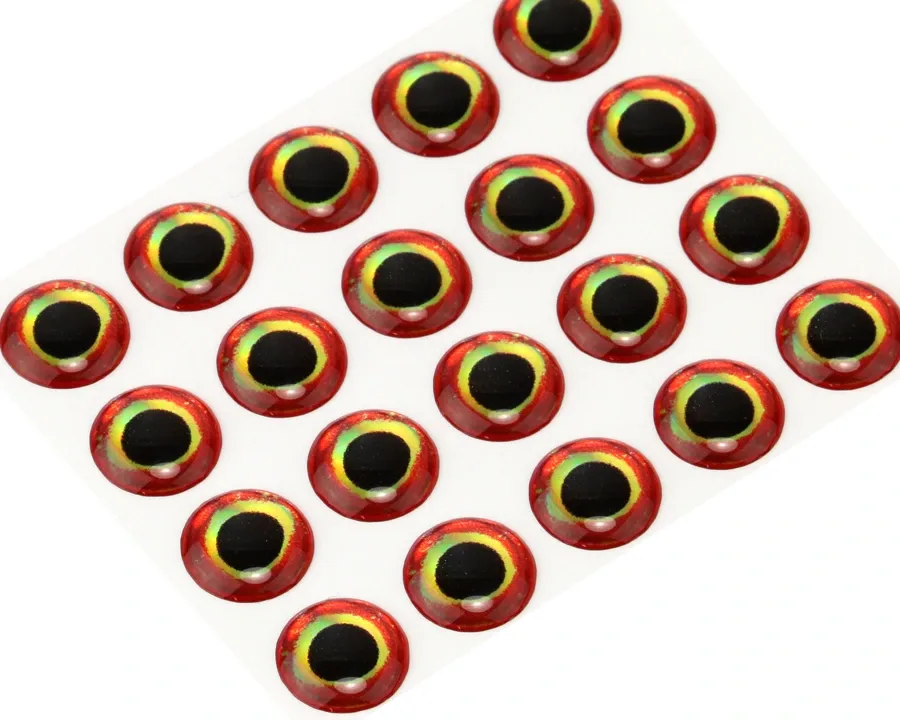 Sybai Epoxidové Oči 3D Epoxy Fish Eyes Bloody Průměr: 6mm
