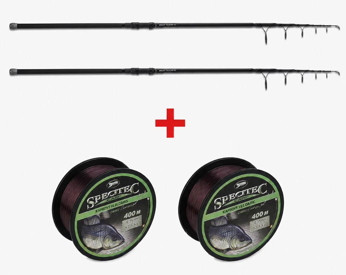 Anaconda Prut Magist Telecarp SET 12ft 3,6m 3lb 5-díl Akce 1+1+ Vlasec