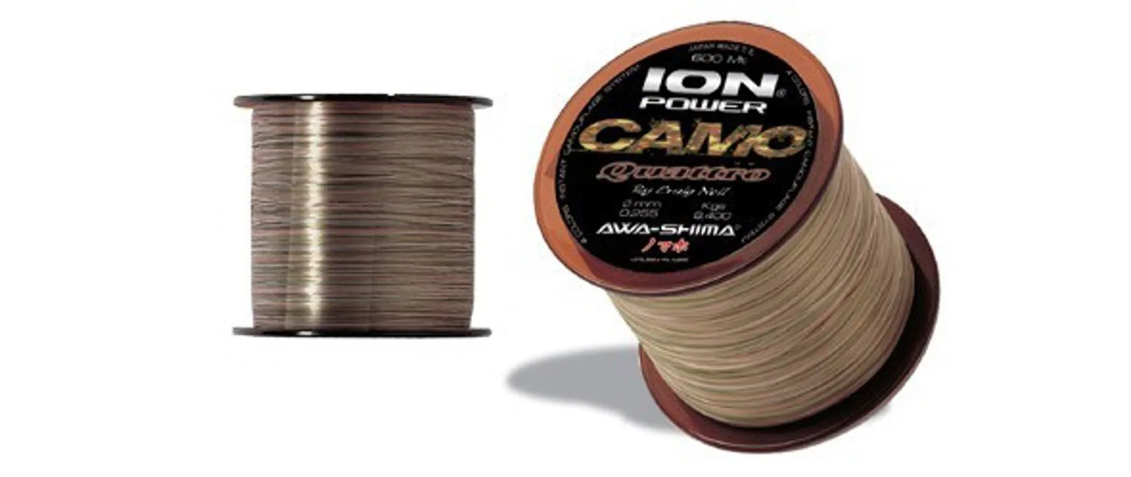 Awa-Shima vlasec Ion Power Camo Quattro 0,323mm 600m