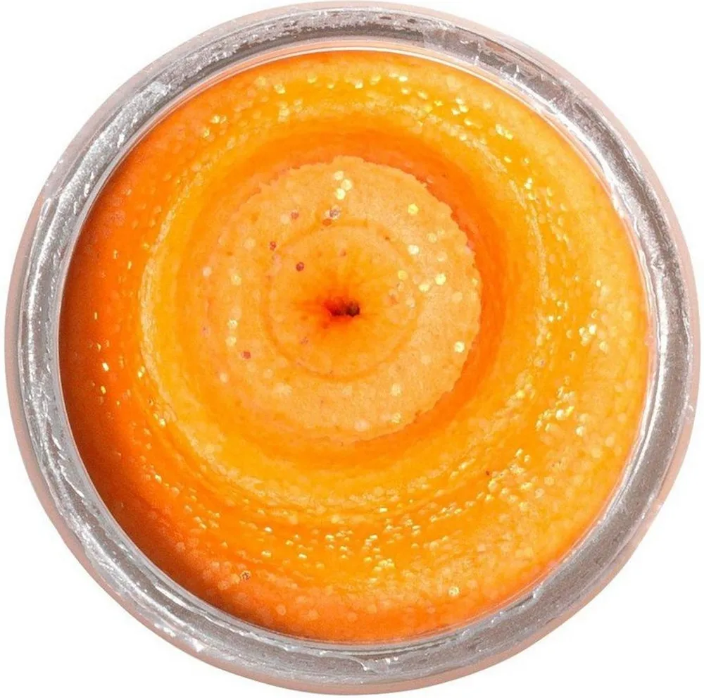 Berkley těsto na pstruhy troutbait - třpytivá fluo oranžová