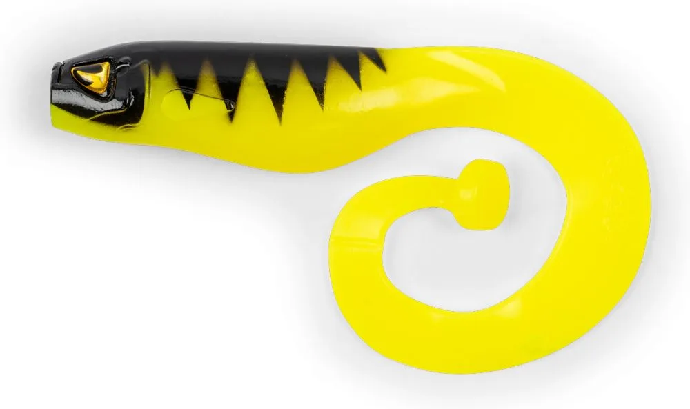 Black cat gumová nástraha mega curl tail 22 cm - shock perch
