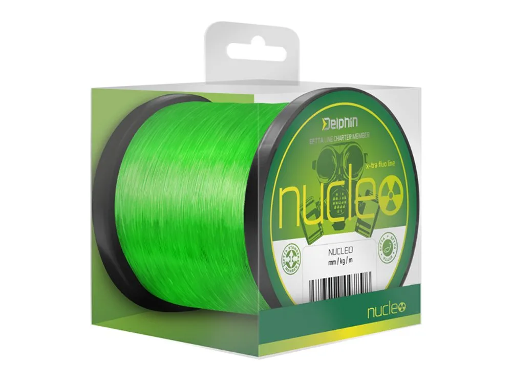 Delphin Vlasec Nucleo fluo zelený - 0,35mm 10,4kg 600m