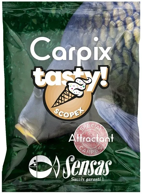 Sensas Posilovač Powder Carp Tasty 300g Příchuť: Scopex
