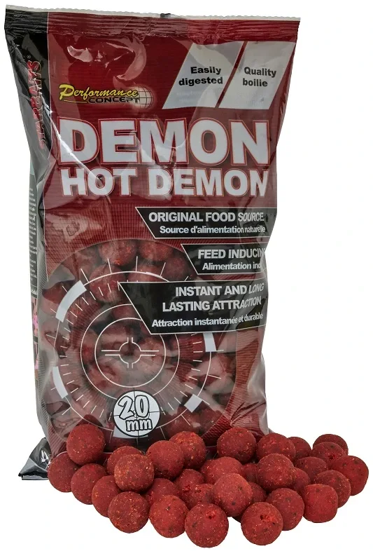 Starbaits Boilies Hot Demon Hmotnost: 800g, Průměr: 30mm