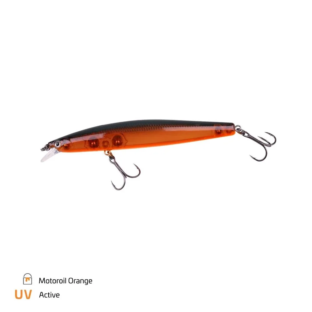 Zeck Wobler Zander Laufer 105 - Motoroil Orange