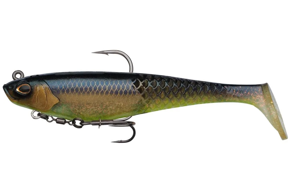 Berkley gumová nástraha powerbait cullshad deep sinking ayu green - 15 cm 50 g