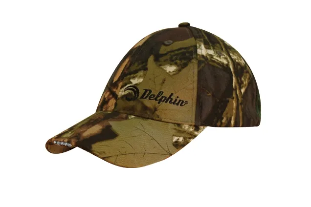 Delphin Kšiltovka s LED Camo