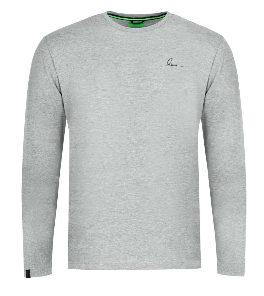 Korda Triko Minimal Tee LS Heather Grey - S