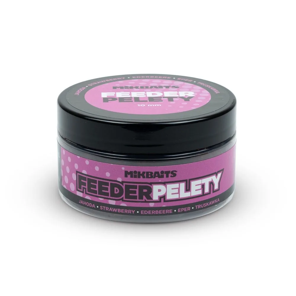 Mikbaits Feeder pelety 100ml - Jahoda