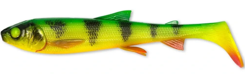 Savage Gear Gumová Nástraha 3D Whitefish Shad Firetiger Délka: 17,5cm, Hmotnost: 42g, Počet kusů: 2ks
