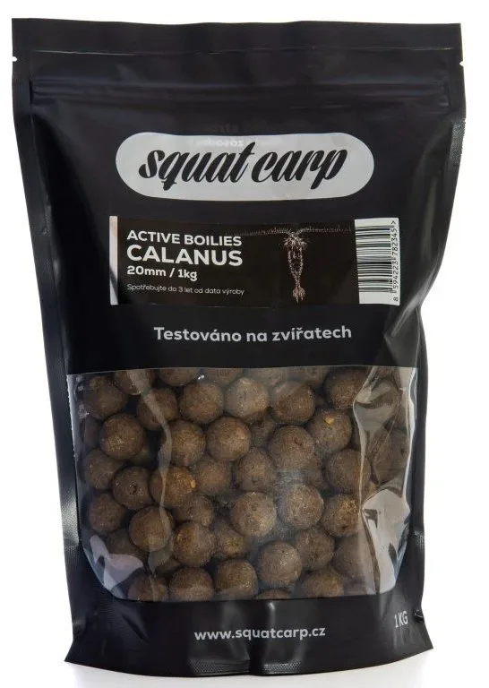 Squat carp active boilies calanus - 5 kg 20 mm