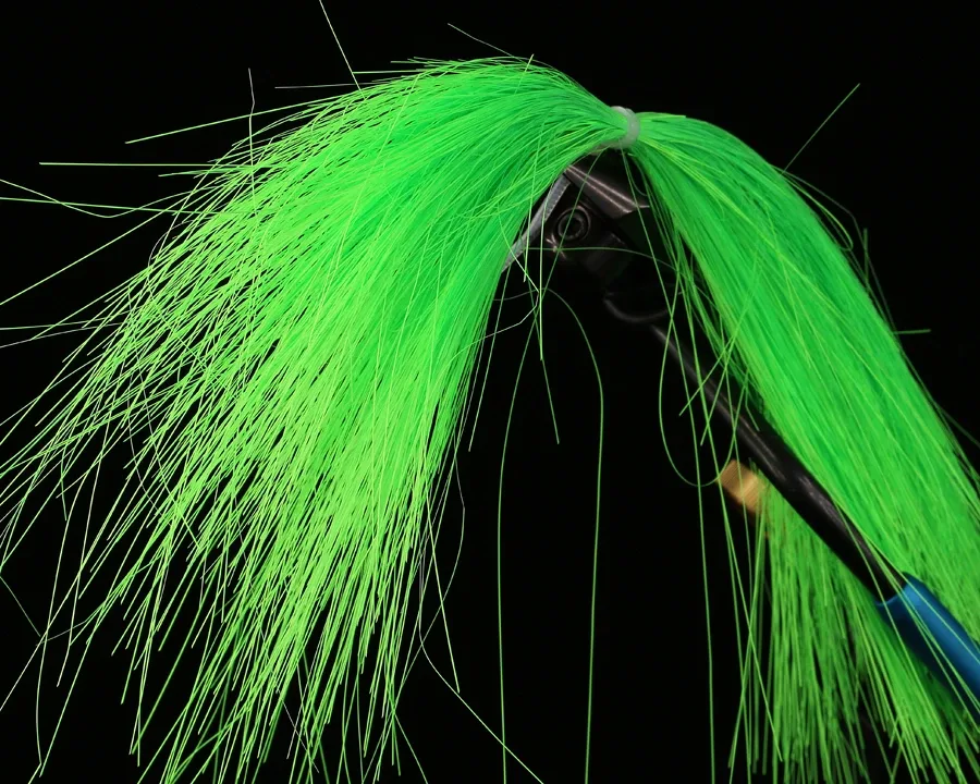 Sybai Vlasy Saltwater Electric Wing Hair Hot Green