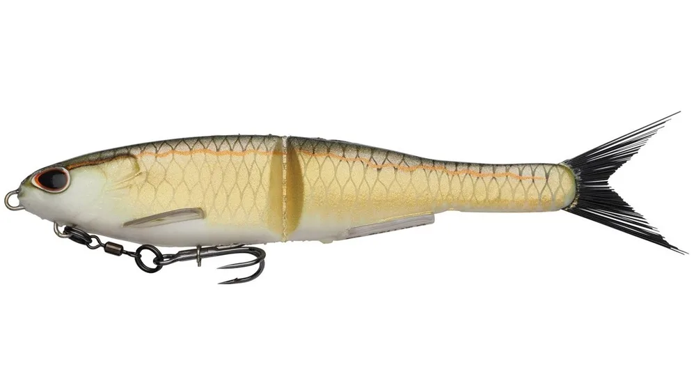 Berkley gumová nástraha powerbait nessie gold shad - 22 cm 57 g