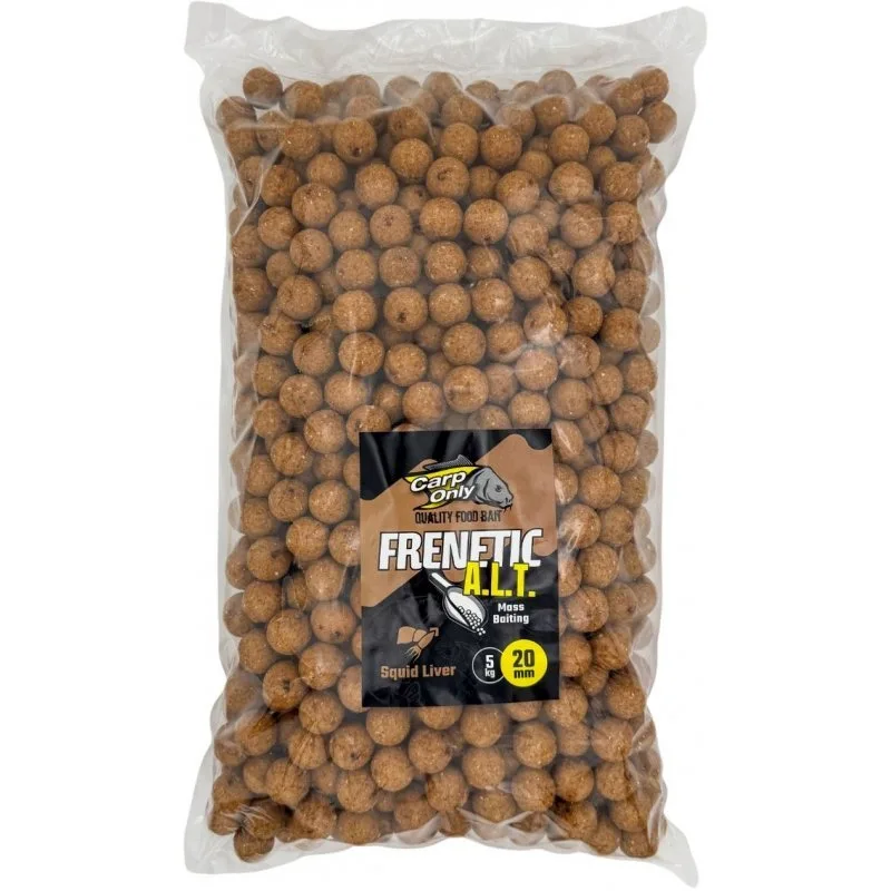 Carp only boilies frenetic a.l.t. squid liver 5 kg - 20 mm