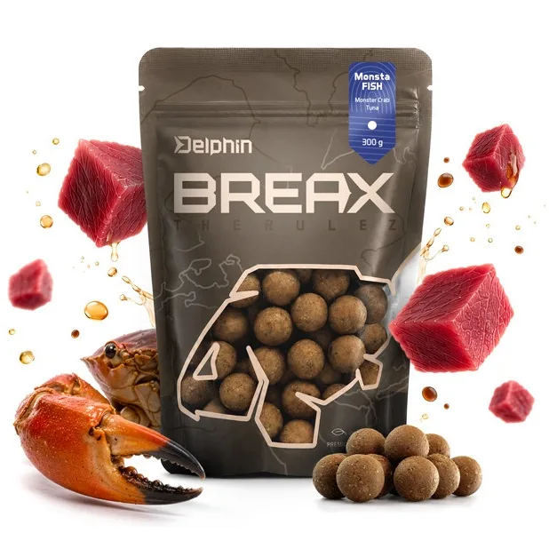 Delphin boilies breax monstafish monster krab tuňák 300 g - 16 mm