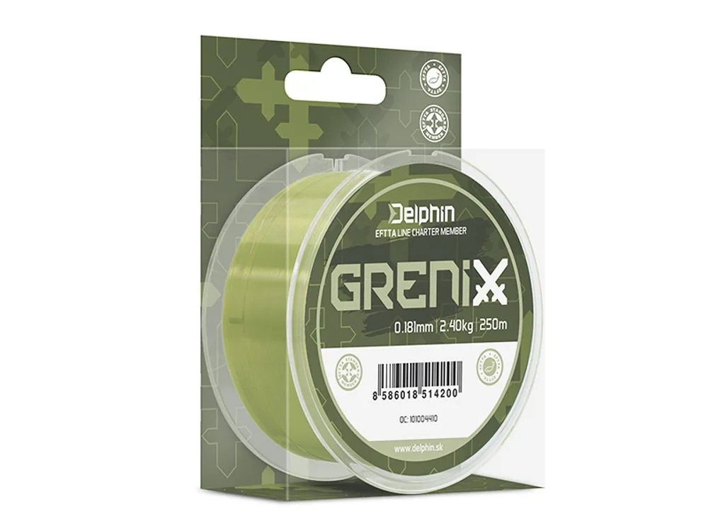 Delphin Vlasec Grenix zelená - 0,261mm 4,68kg 500m