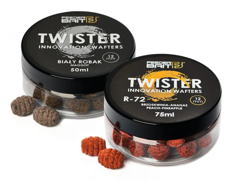 FeederBait Nástraha Twister Wafters 12mm 75ml - Tygří ořech
